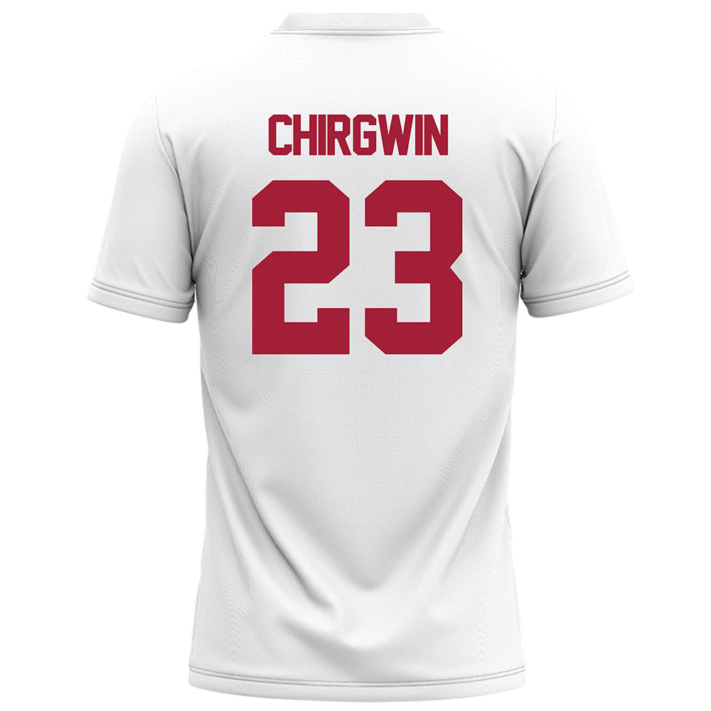 Alabama - NCAA Football : MJ Chirgwin - White Football Jersey-1
