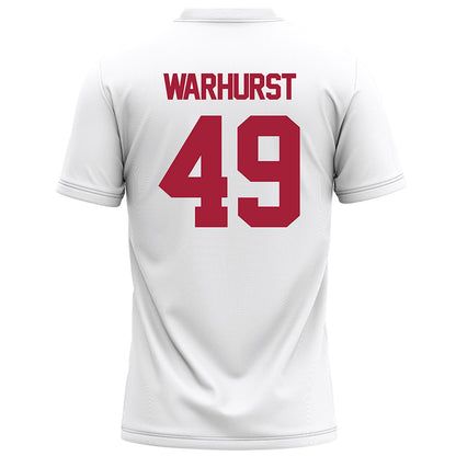 Alabama - NCAA Football : Conner Warhurst - White Football Jersey-1