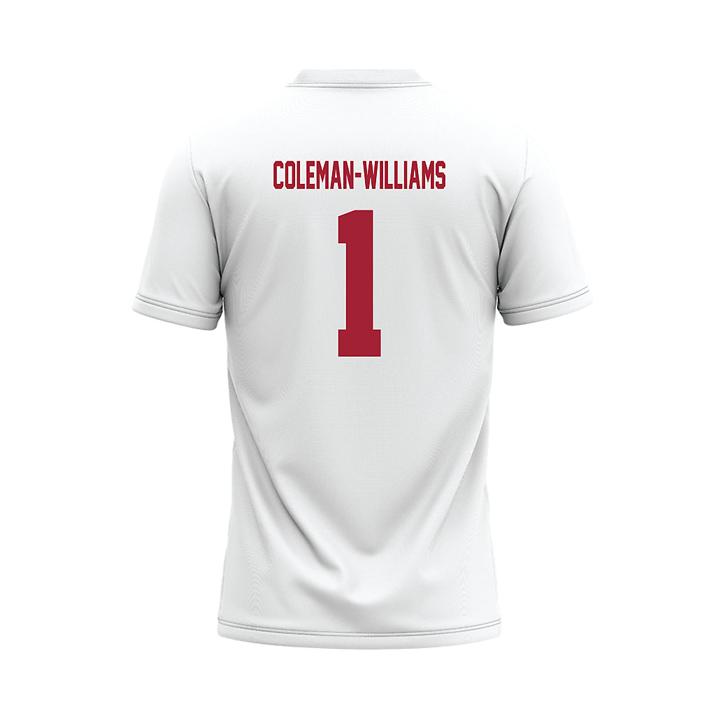 Alabama - NCAA Football : Ryan Coleman-Williams - White Football Jersey-1