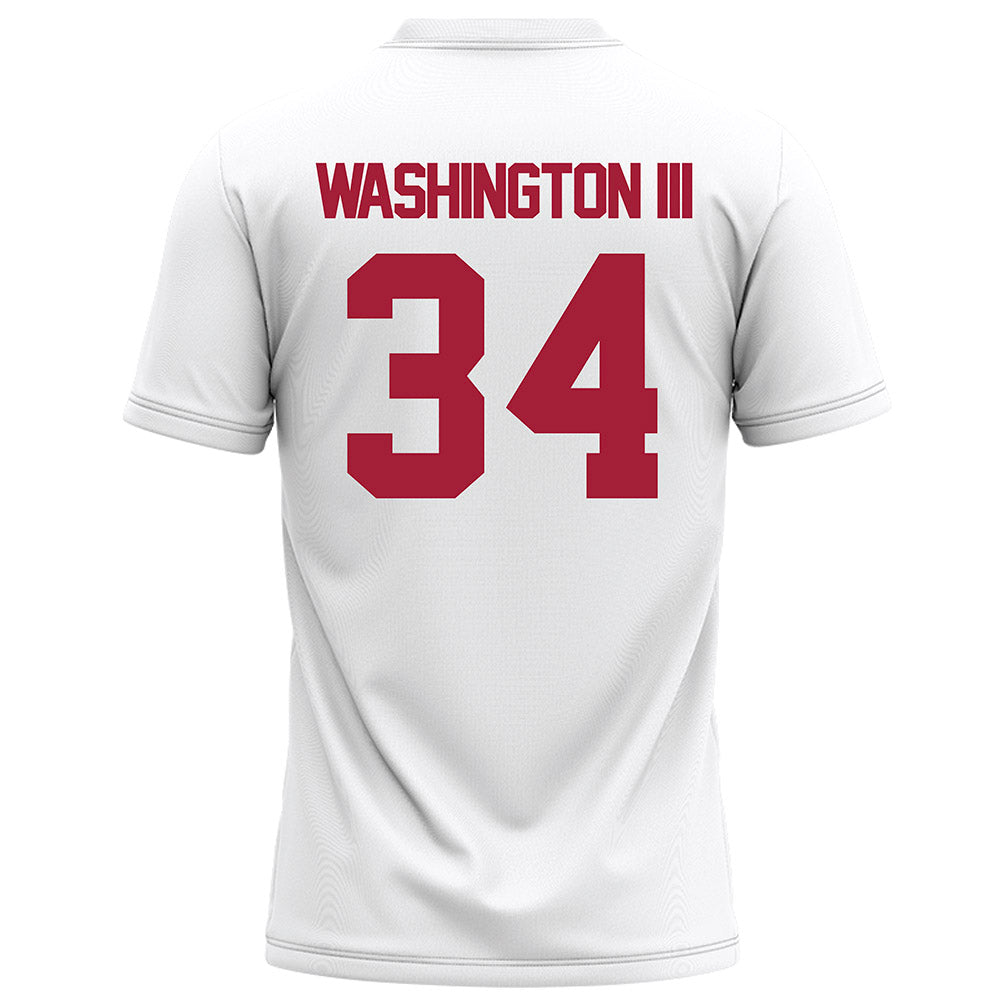 Alabama - NCAA Football : Jessie Washington III - White Football Jersey-1