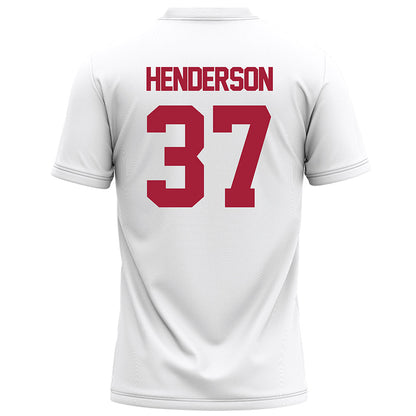Alabama - NCAA Football : Tyler Henderson - White Football Jersey-1