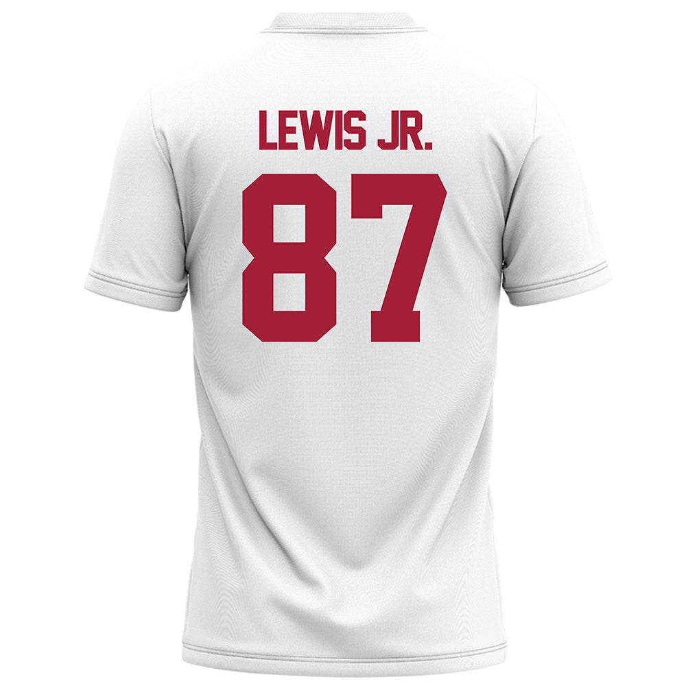 Alabama - NCAA Football : Danny Lewis Jr. - White Football Jersey-1