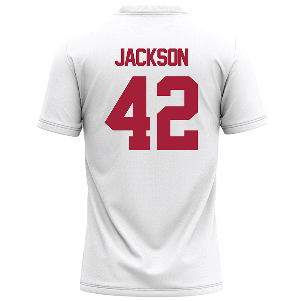 Alabama - NCAA Football : Ben Jackson - White Football Jersey-1