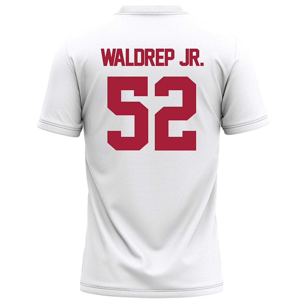 Alabama - NCAA Football : Mal Waldrep Jr. - White Football Jersey-1