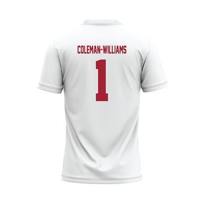 Alabama - NCAA Football : Ryan Coleman-Williams - White Football Jersey-1
