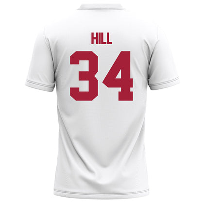 Alabama - NCAA Football : London Hill - White Football Jersey-1