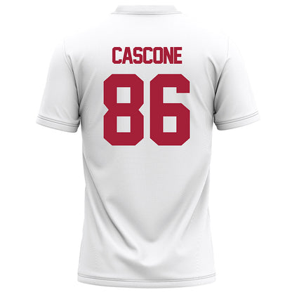 Alabama - NCAA Football : Jude Cascone - White Football Jersey-1