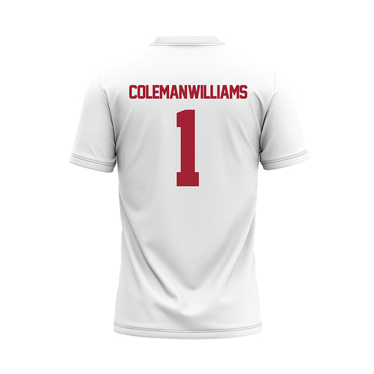 Alabama - NCAA Football : Ryan Coleman-Williams - White Football Jersey-0