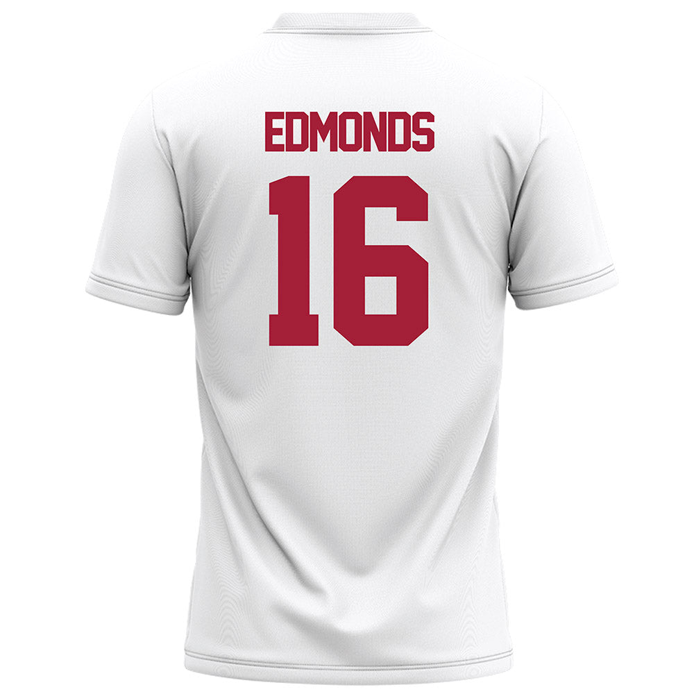 Alabama - NCAA Football : Jorden Edmonds - White Football Jersey-1