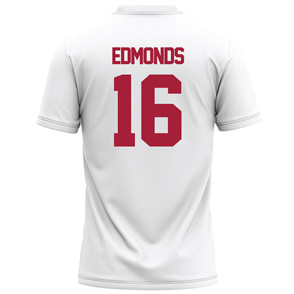 Alabama - NCAA Football : Jorden Edmonds - White Football Jersey-1