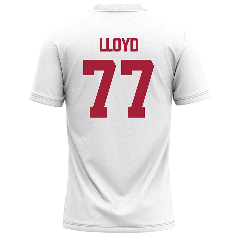 Alabama - NCAA Football : Jackson Lloyd - White Football Jersey-1