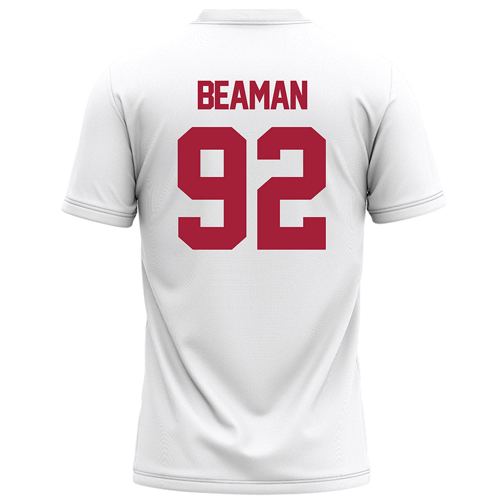 Alabama - NCAA Football : Jeremiah Beaman - White Football Jersey-1