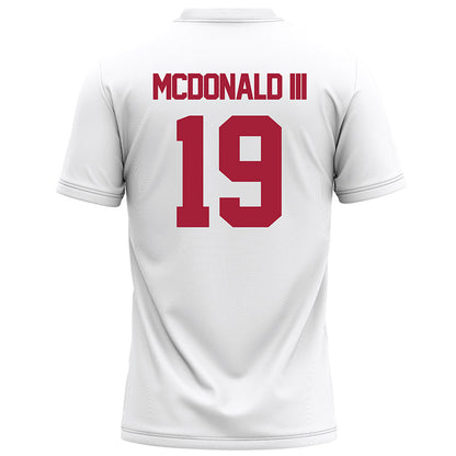 Alabama - NCAA Football : Chuck McDonald III - White Football Jersey-1