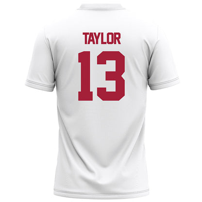 Alabama - NCAA Football : Ivan Taylor - White Football Jersey-1
