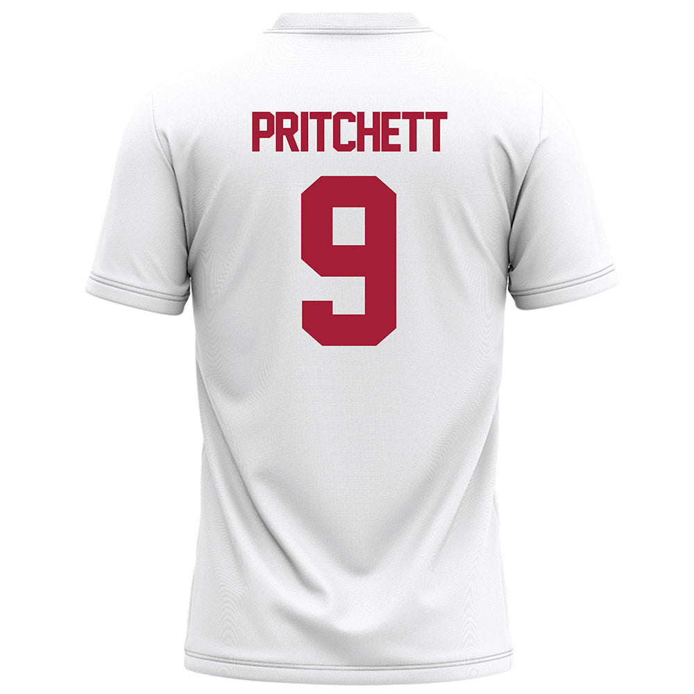 Alabama - NCAA Football : Marshall Pritchett - White Football Jersey-1