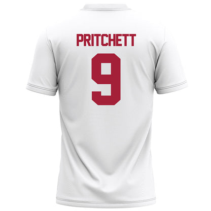 Alabama - NCAA Football : Marshall Pritchett - White Football Jersey-1