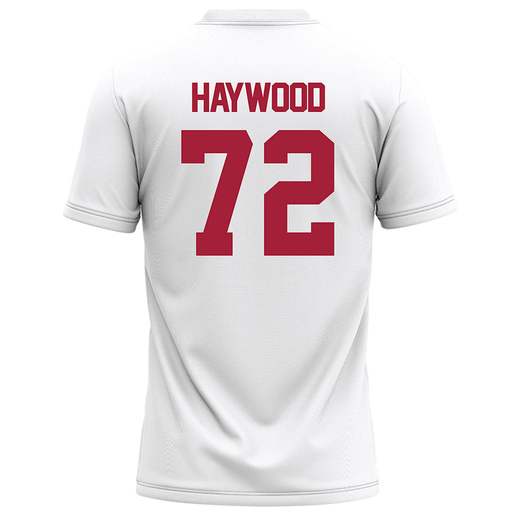 Alabama - NCAA Football : Ty Haywood - White Football Jersey-1