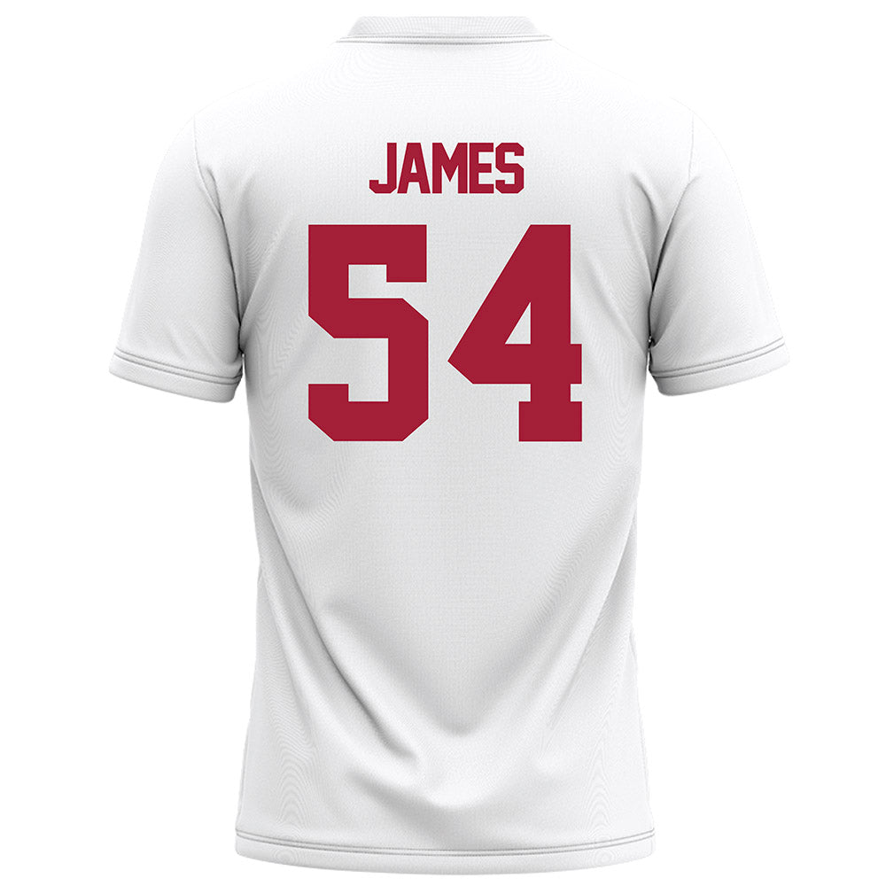 Alabama - NCAA Football : Jayvin James - White Football Jersey-1