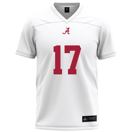 Alabama - NCAA Football : Zyan Gibson - White Football Jersey-0