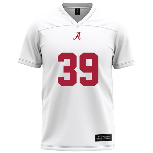Alabama - NCAA Football : Jake Ivie - White Football Jersey-0