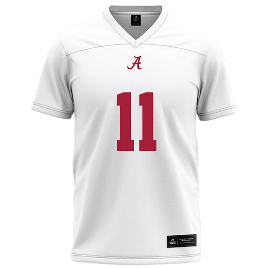 Alabama - NCAA Football : Tayden-Evan Kaawa - White Football Jersey-0