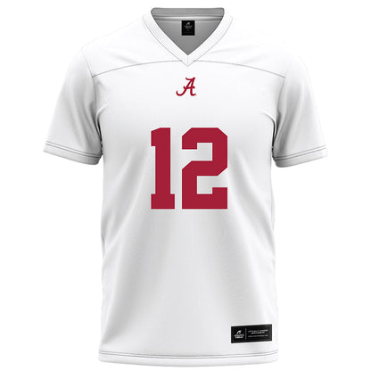 Alabama - NCAA Football : Keelon Russell - White Football Jersey-0