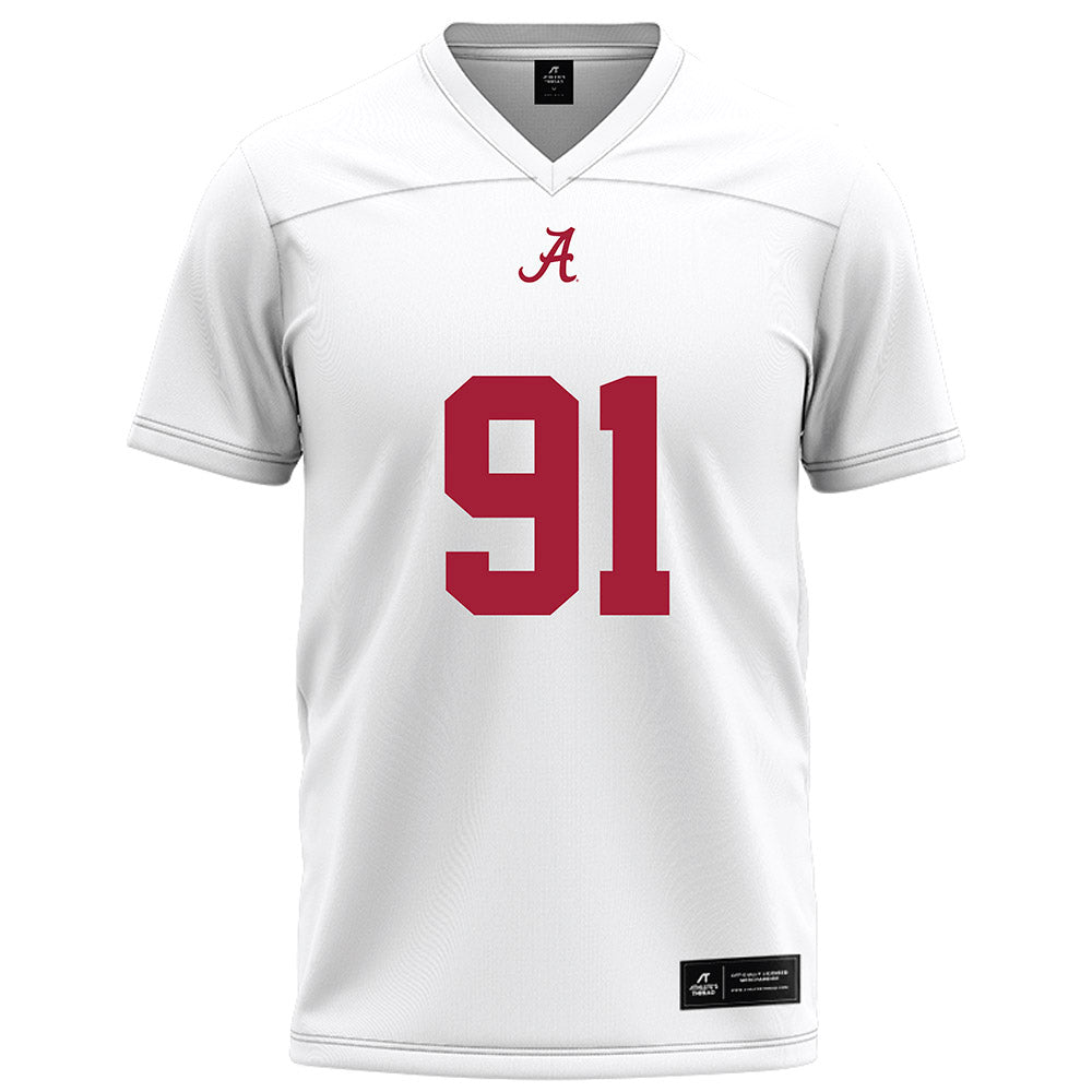 Alabama - NCAA Football : Caleb Smith - White Football Jersey-0