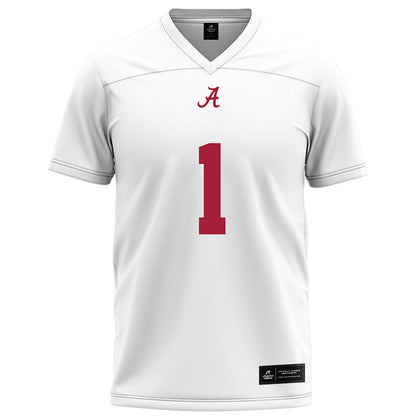 Alabama - NCAA Football : Ryan Coleman-Williams - White Football Jersey-0