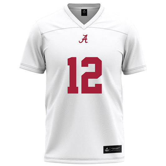 Alabama - NCAA Football : Zavier Mincey - White Football Jersey-0