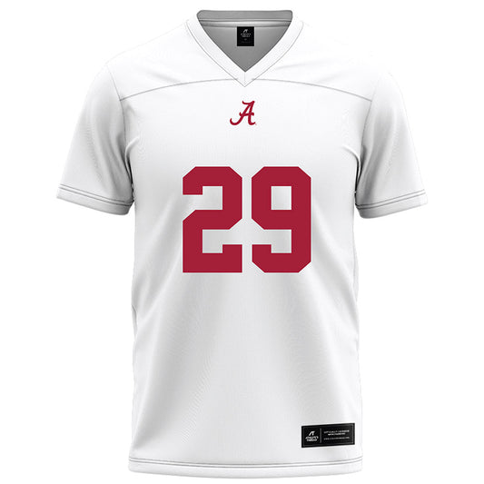 Alabama - NCAA Football : Nick Sherman - White Football Jersey-0
