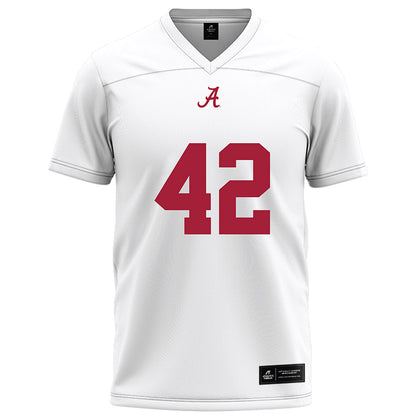 Alabama - NCAA Football : Ben Jackson - White Football Jersey-0