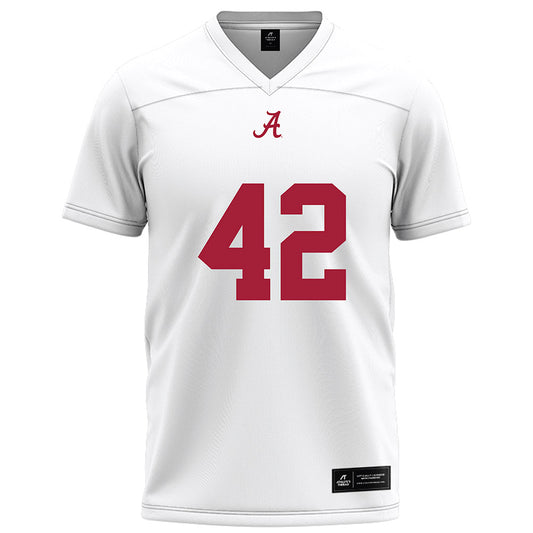 Alabama - NCAA Football : Ben Jackson - White Football Jersey-0