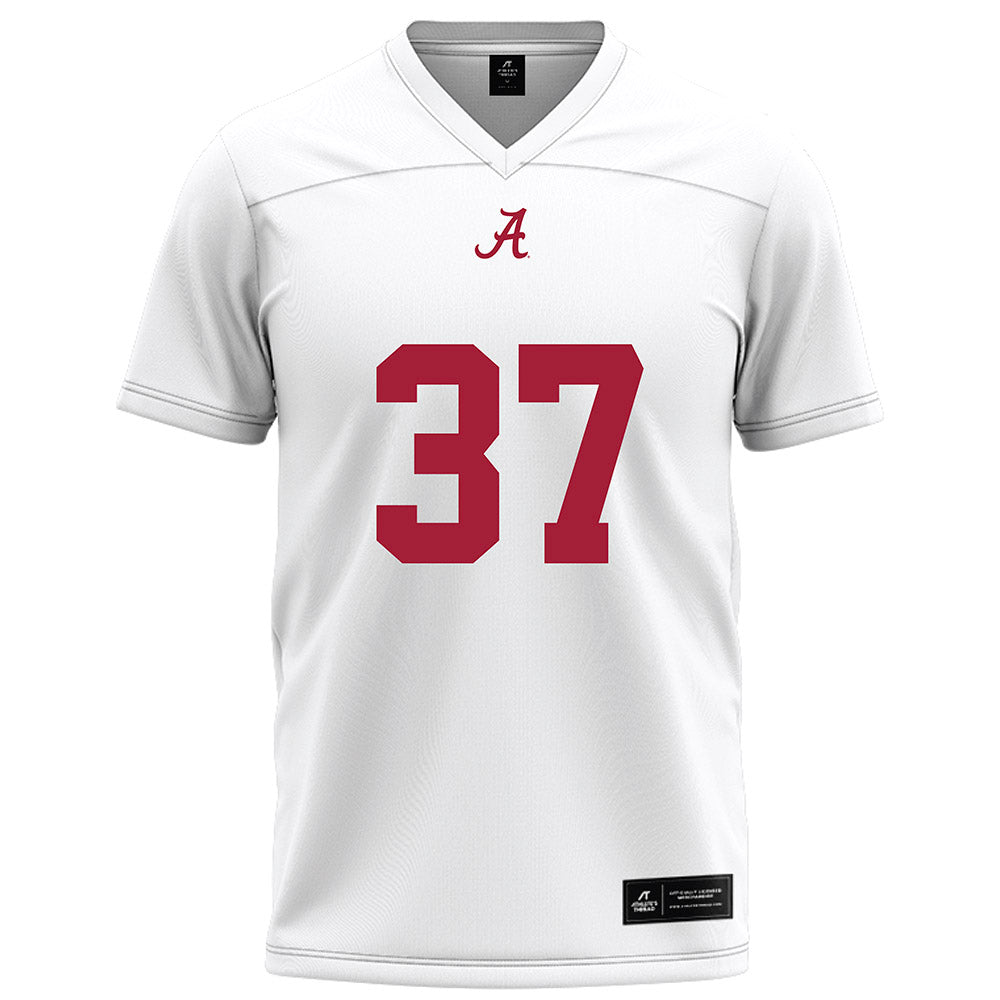 Alabama - NCAA Football : Tyler Henderson - White Football Jersey-0