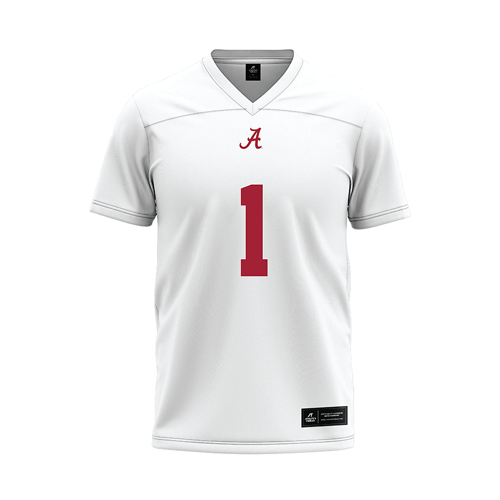Alabama - NCAA Football : Ryan Coleman-Williams - White Football Jersey-0