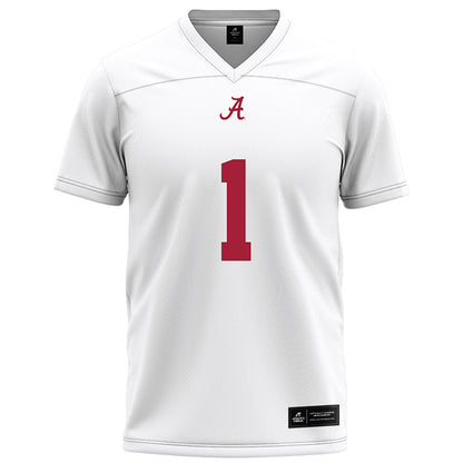 Alabama - NCAA Football : Devan Thompkins - White Football Jersey-0