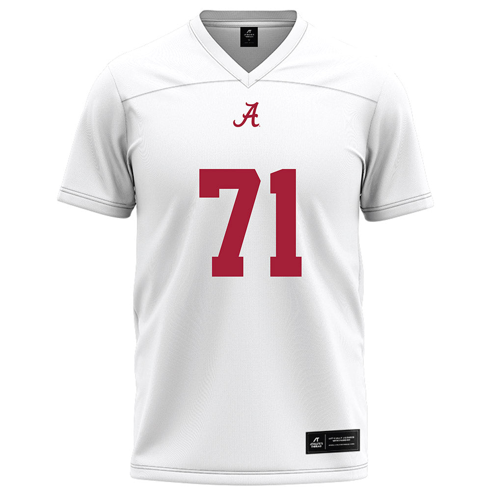 Alabama - NCAA Football : Nick Brooks - White Football Jersey-0