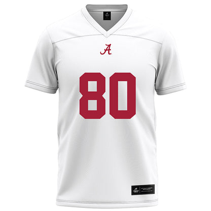 Alabama - NCAA Football : Jaxon Shuttlesworth - White Football Jersey-0