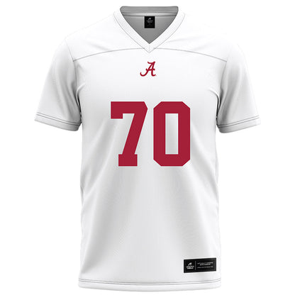 Alabama - NCAA Football : William Sanders - White Football Jersey-0