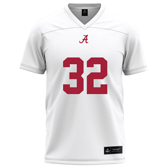 Alabama - Football Alumni : Nick Morgan - White Football Jersey