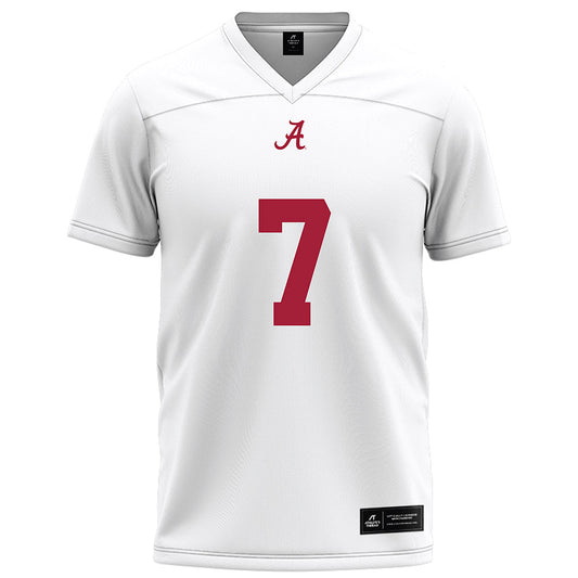 Alabama - NCAA Football : Caleb Woodson - White Football Jersey-0