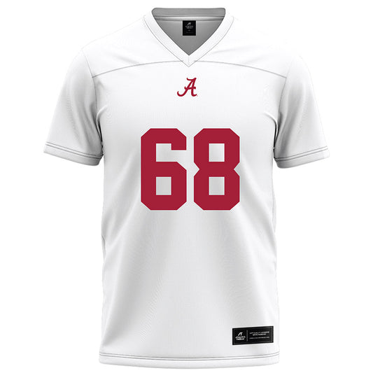 Alabama - NCAA Football : Billy Roby - White Football Jersey-0