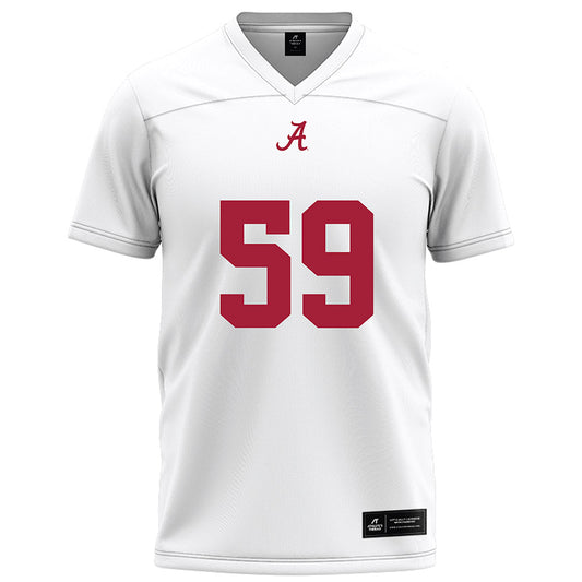Alabama - NCAA Football : JD Martin - White Football Jersey-0