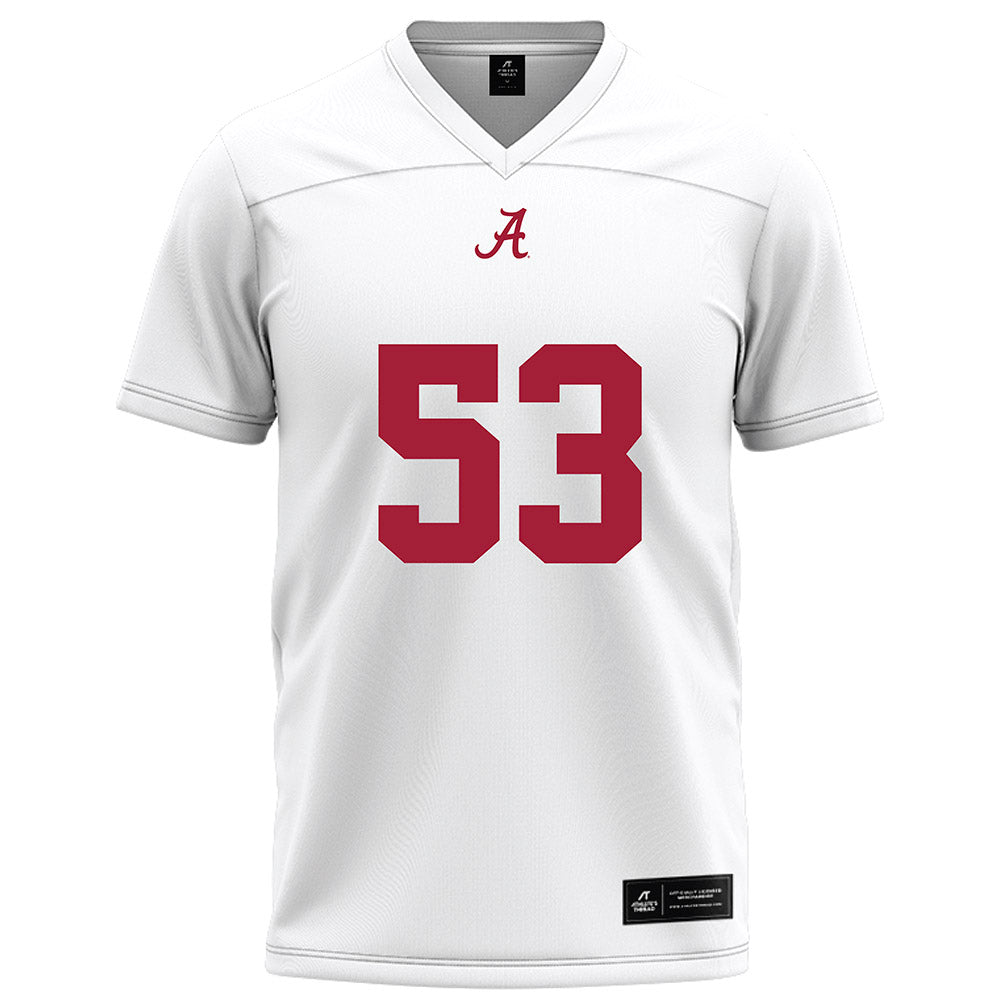 Alabama - NCAA Football : Mac Smith - White Football Jersey-0