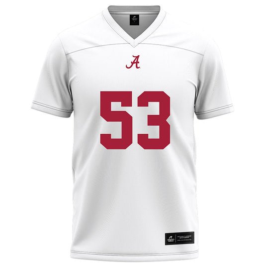Alabama - NCAA Football : Mac Smith - White Football Jersey-0