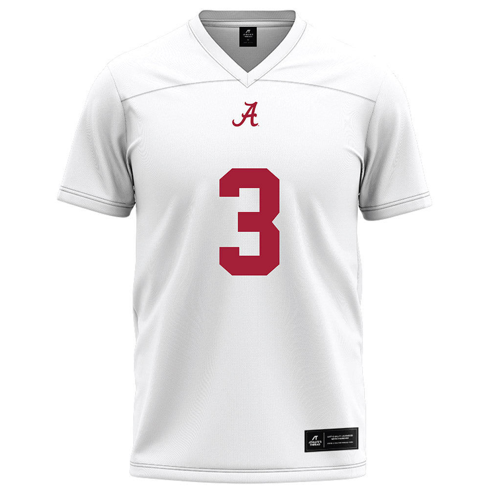 Alabama - NCAA Football : Lotzeir Brooks - White Football Jersey-0
