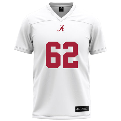 Alabama - NCAA Football : Davis Peterson - White Football Jersey-0