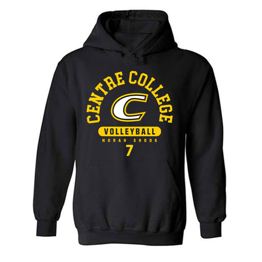 Centre College - NCAA Women's Volleyball : Norah Shook - Classic Fashion Shersey Hooded Sweatshirt-0