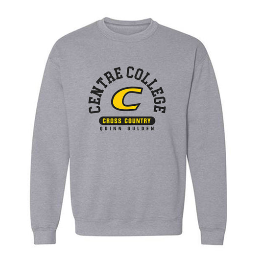Centre College - NCAA Men's Cross Country : Quinn Gulden - Classic Fashion Shersey Crewneck Sweatshirt-0