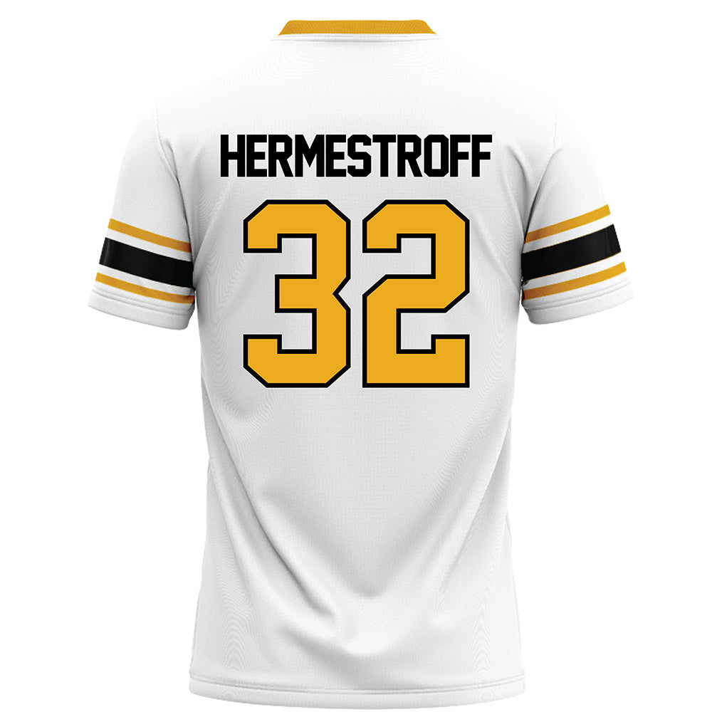 Missouri - NCAA Football : Maddux Hermestroff - White Football Jersey-1