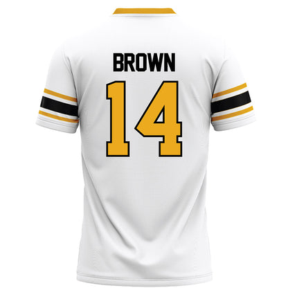 Missouri - NCAA Football : Brett Brown - White Football Jersey-1
